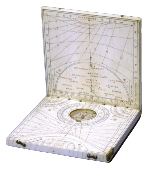 Portable diptych sundial: Dates and deadlines